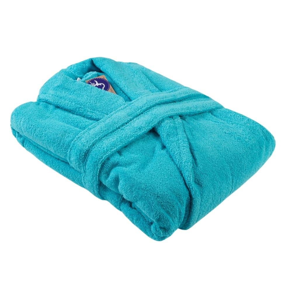 ARTG ARTG Women's Shawl Collar Robe in Aqua