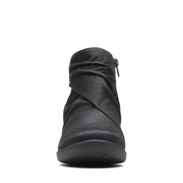 Clarks Clarks Women's Sillian Tana Black Synthetic Ankle Boots - 3