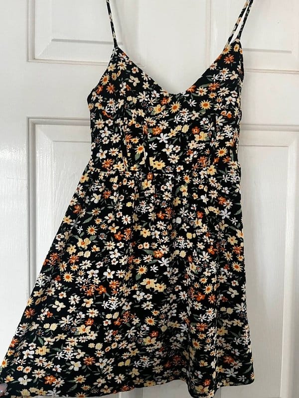 Bershka Floral Mini Summer Dress