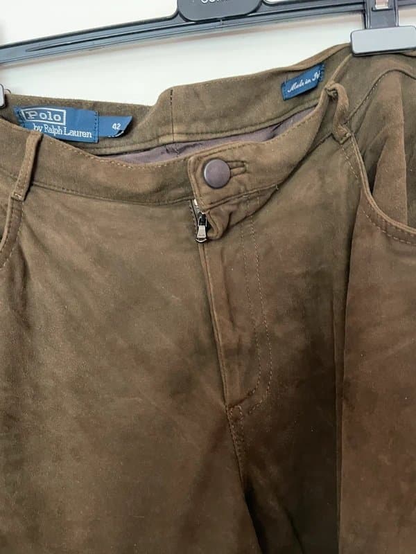 Polo Ralph Lauren POLO Chocolate Brown suede jeans