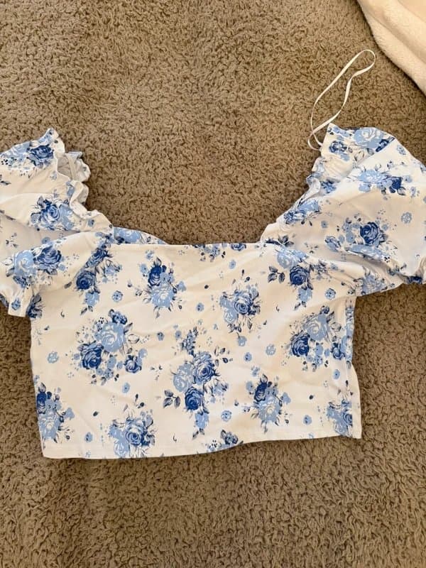 New Look Floral crop top