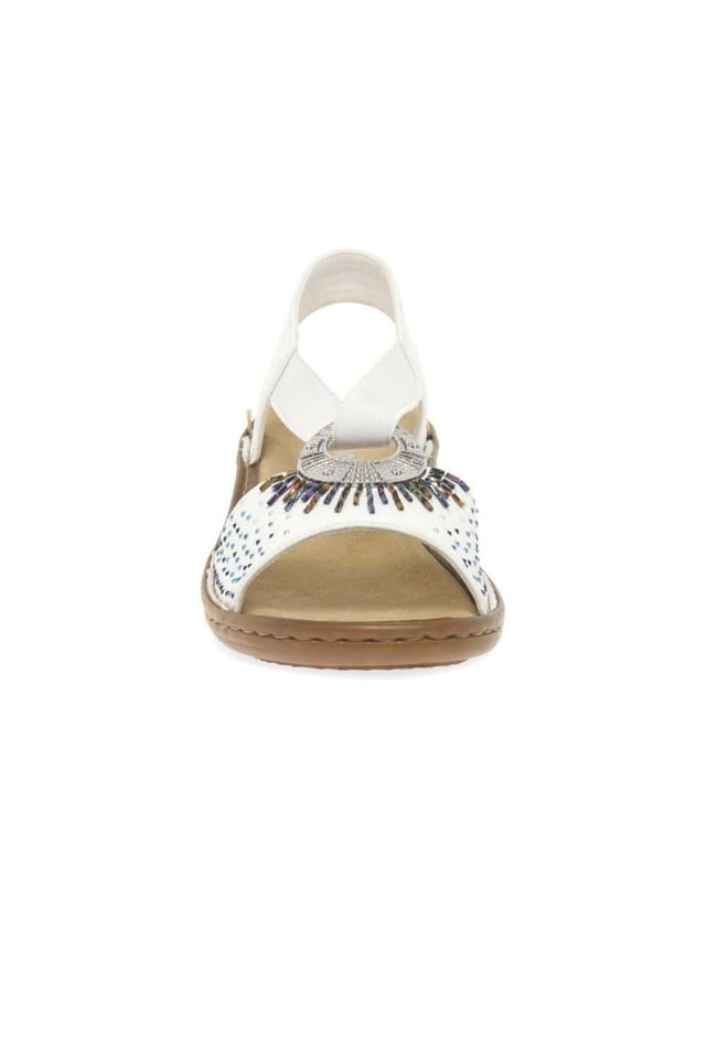 Rieker Rieker Women's 'Halo' Sandals in White - 3