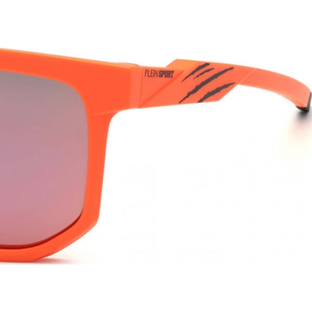 Plein Sport Plein Sport Men's SSP011-56B55P Square/Rectangle Sunglasses in Orange - 2