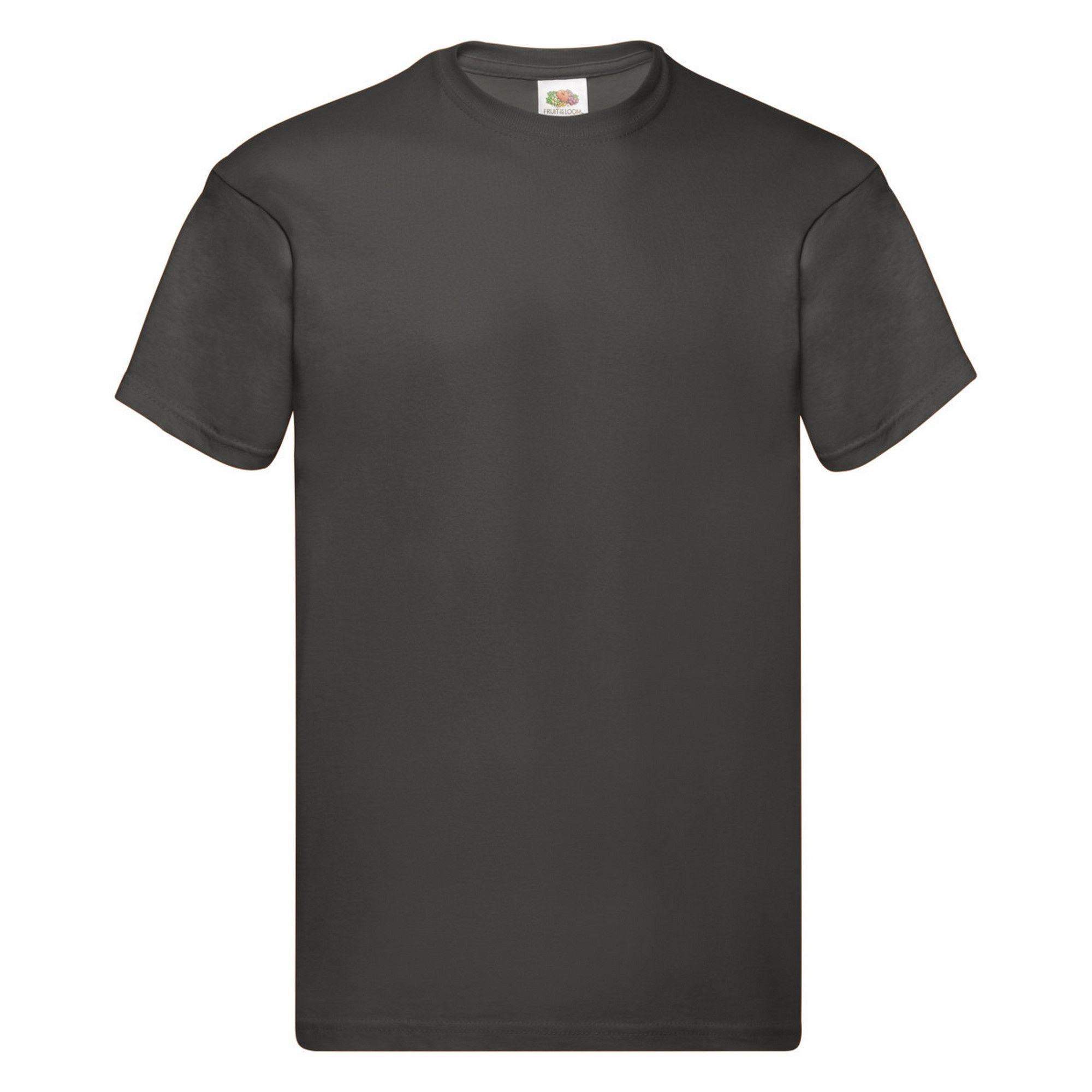 Fruit Of The Loom Fruit of the Loom Men's Original T-Shirt in Mid Grey - 4