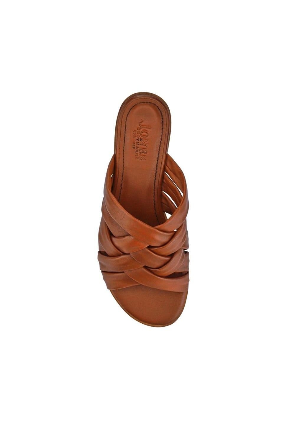 Jones Bootmaker Jones Bootmaker Women's Imalda Smart Leather Mules in Tan - 4