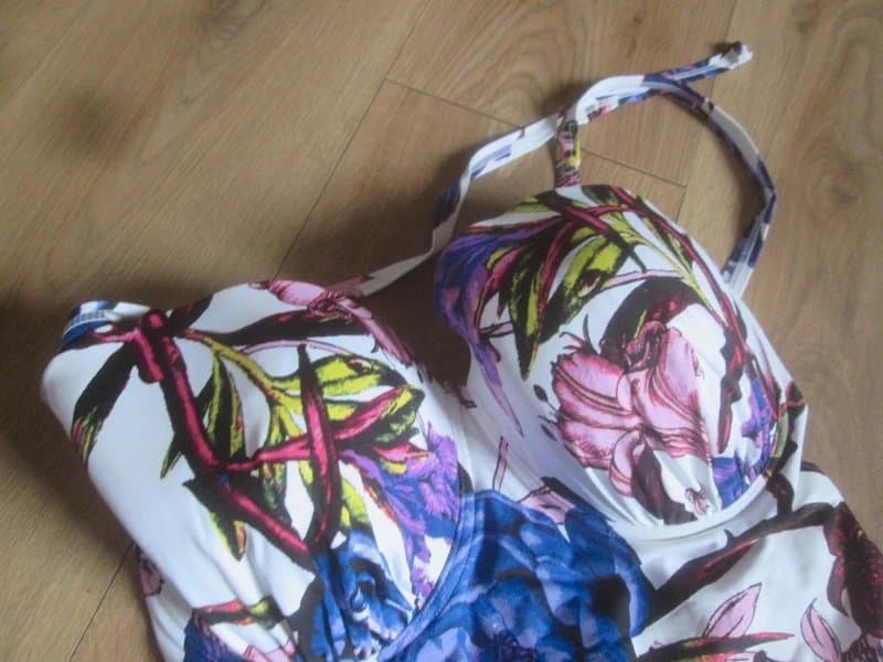 Next Next size 34F underwired padded strapless Halter Tankini Top brand new with tags