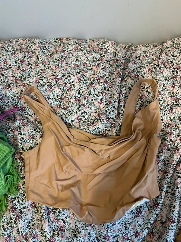 ASOS ASOS Luxe beige boned corset