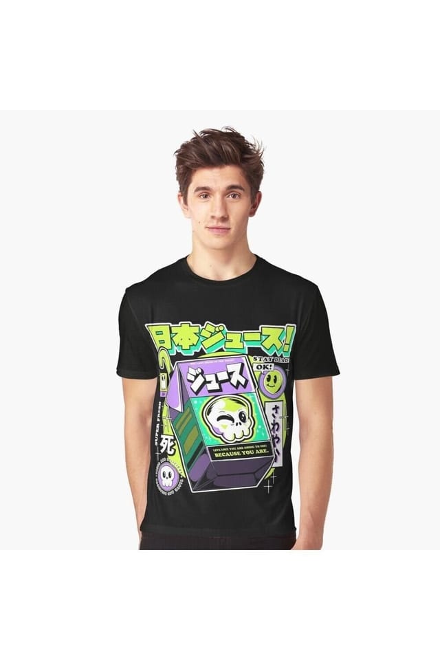 Ilustrata Ilustrata Men's Juice T-Shirt in Black - 3