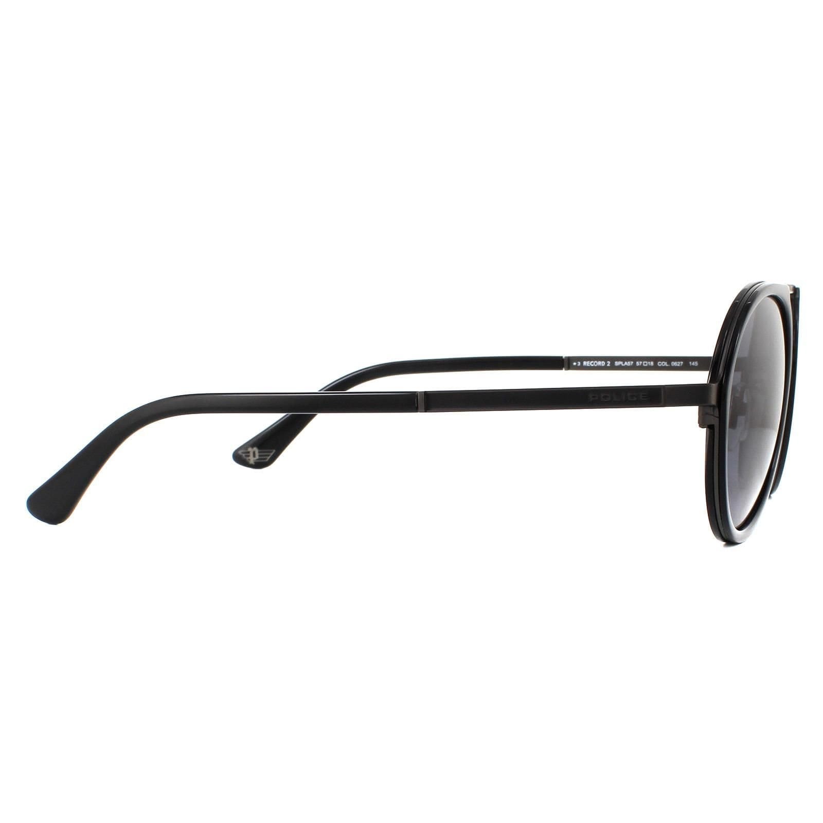 Police Police Men's Aviator Matte Gunmetal Grey Sunglasses - 4
