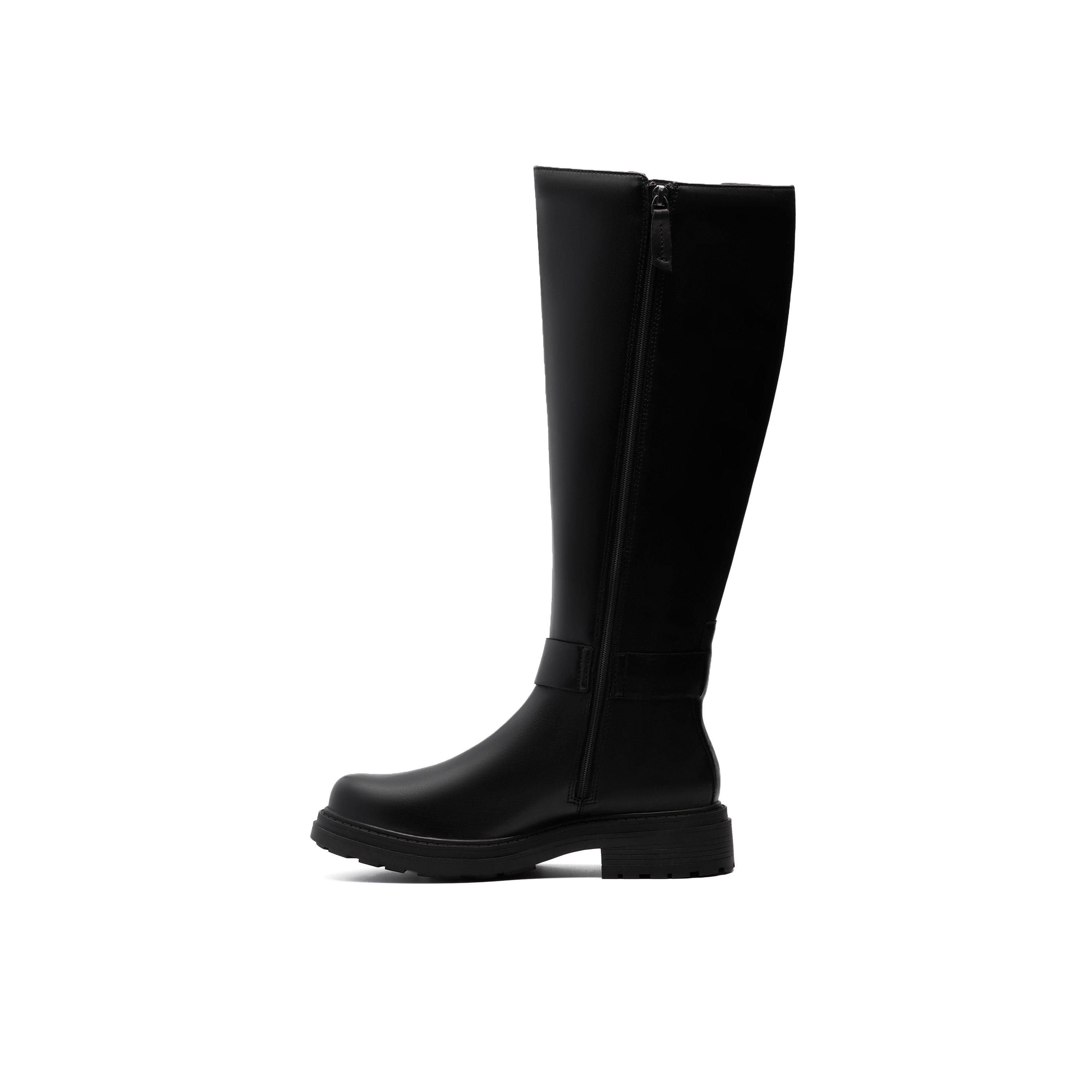 Clarks Clarks Women's Orinoco 3 Tall Black Leather Knee High Boots - 2