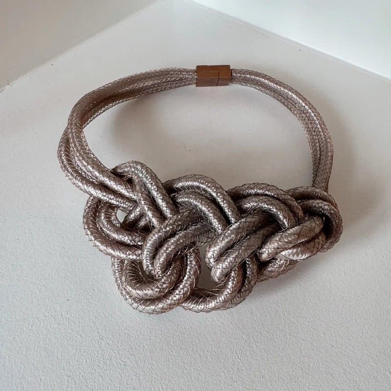 COS COS rose gold chunky necklace