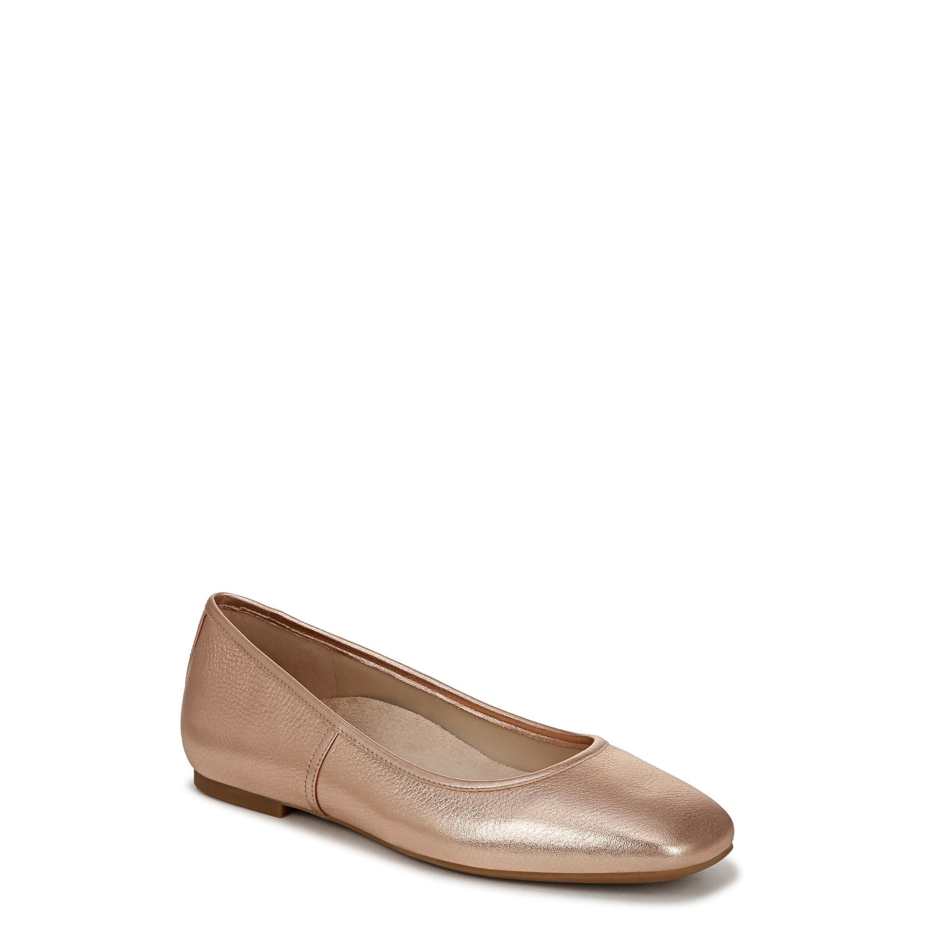 Vionic Vionic Women's Orinda 2 Skimmer Ballerina Shoe in Rose Gold