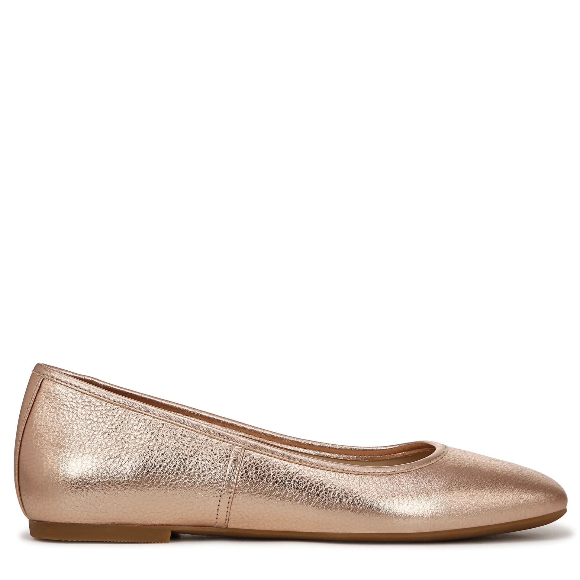 Vionic Vionic Women's Orinda 2 Skimmer Ballerina Shoe in Rose Gold - 4