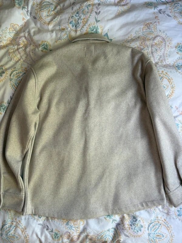 Bershka Beige Oversized Shacket