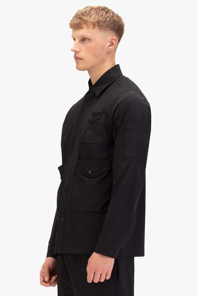 Luke 1977 Luke 1977 Men's Collingford Multi Pocket Shirt in Black - 3