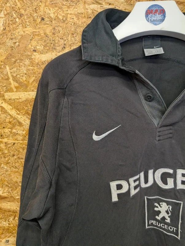Nike Vintage Stade Toulousain Rugby Shirt Mens Medium 07/08 Black 100th Anniversary