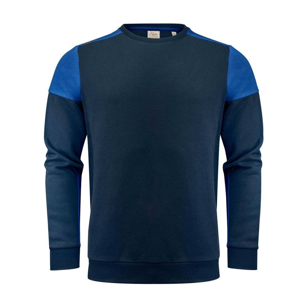 Printer PRIME Printer PRIME Men's Contrast Crew Neck Sweatshirt in Navy - 4