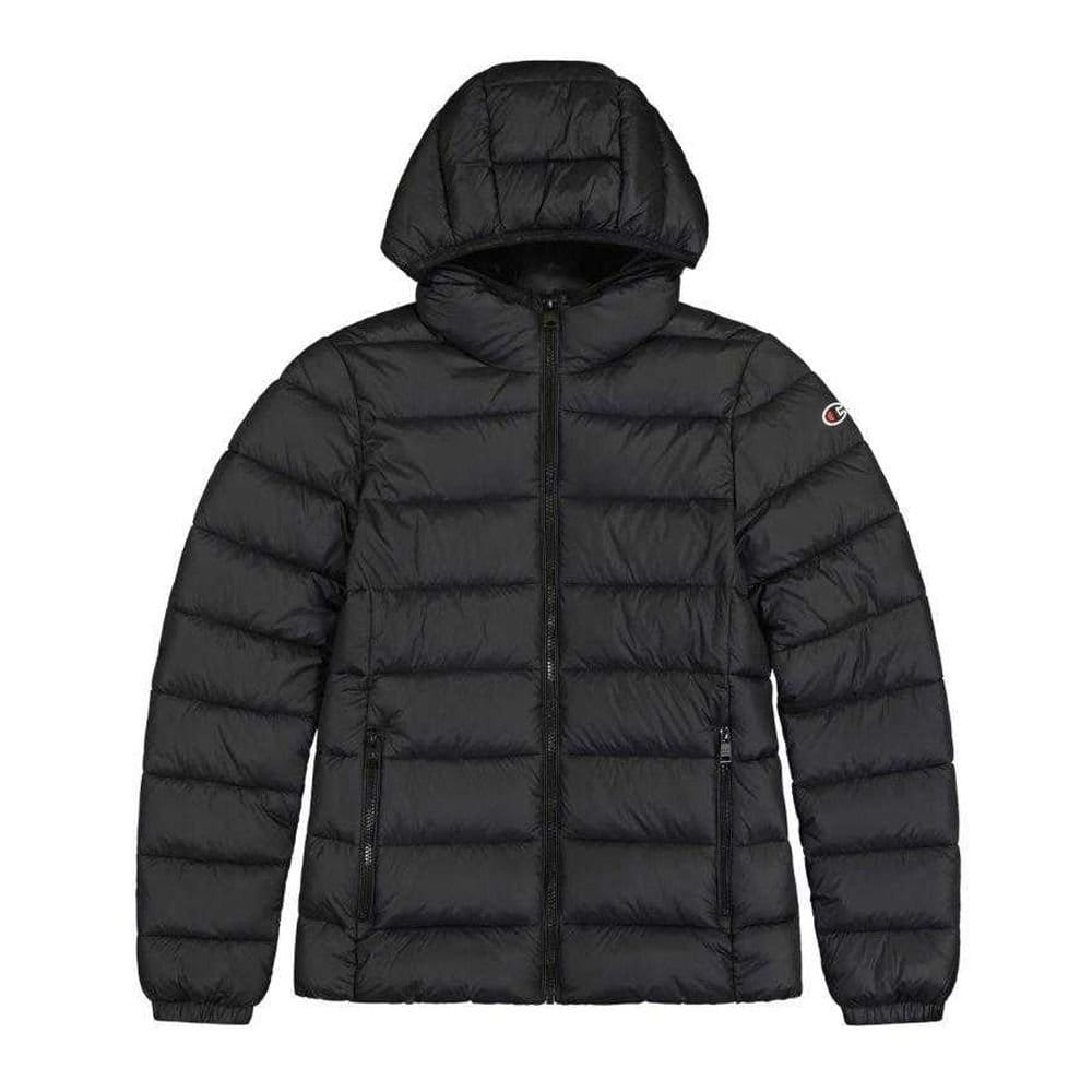Champion Women's Polyfilled Hooded Padded Jacket in Black