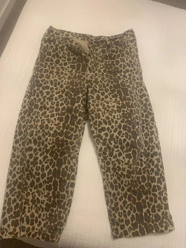 Never Fully Dressed NFD leopard jeans