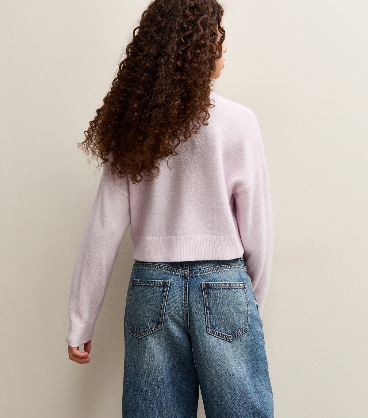 New Look Girls' Lilac Crew Neck Jumper New Look - 4