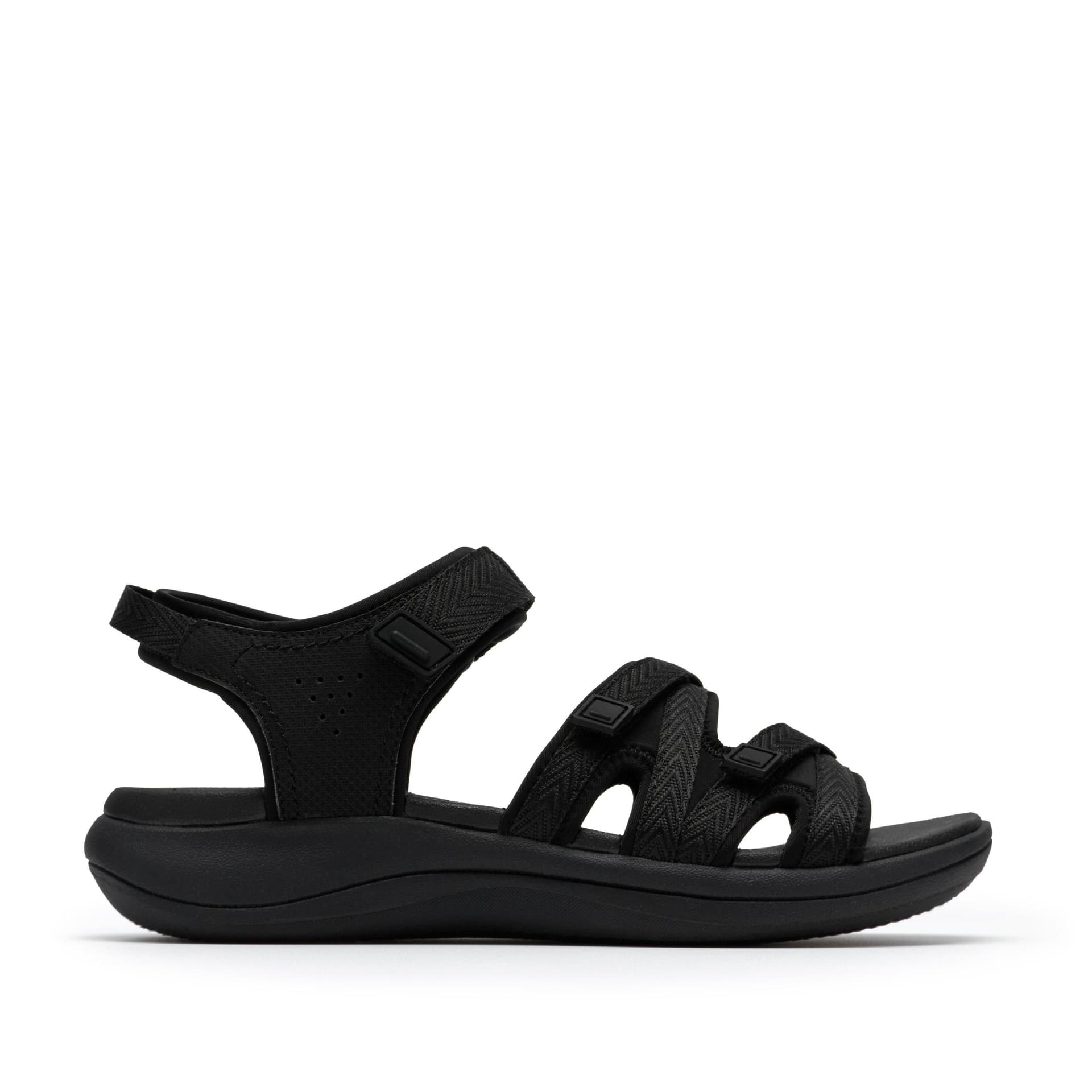 Clarks Clarks Women's Mira Madi Black Strappy Sandals