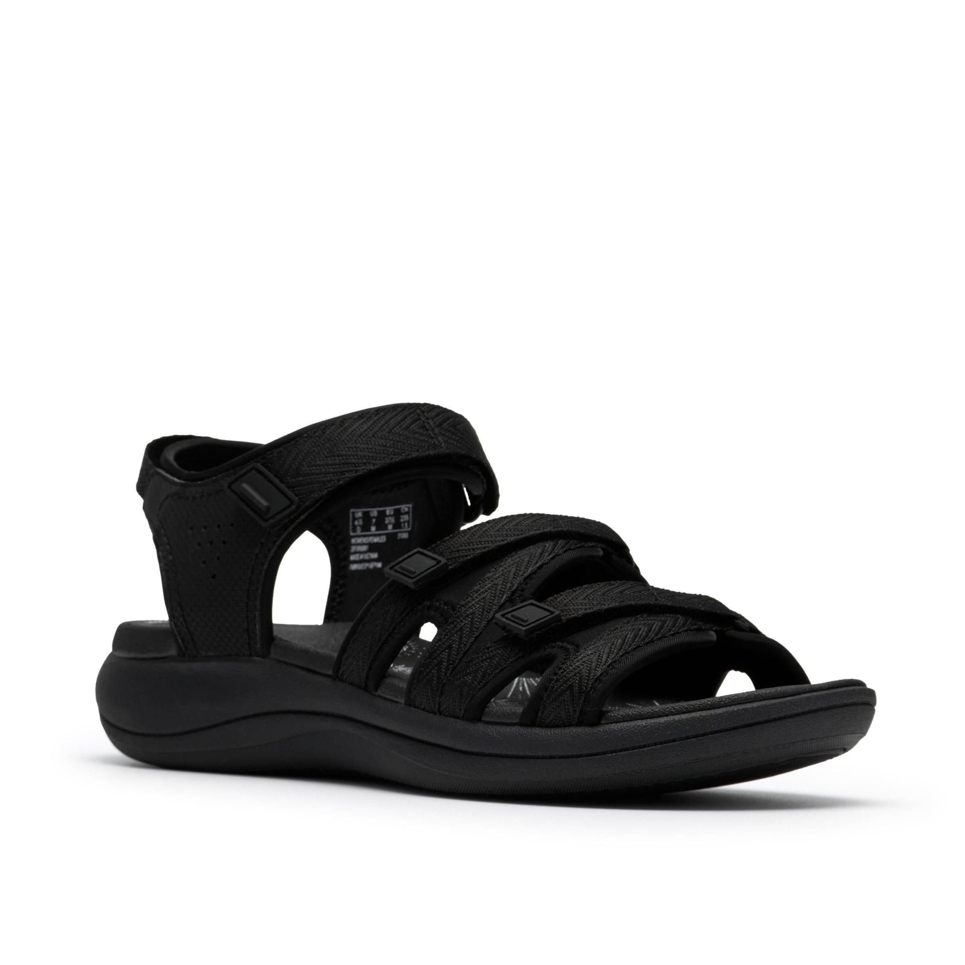 Clarks Clarks Women's Mira Madi Black Strappy Sandals - 4
