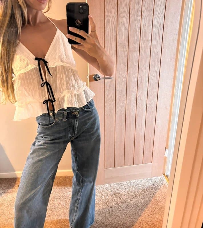 Zara Zara sheer cami top