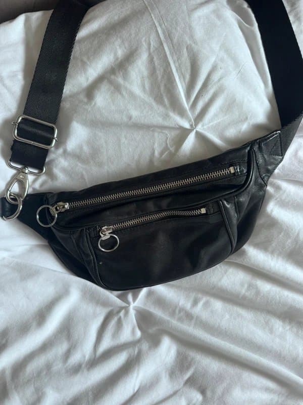 Topshop Leather Top Shop bum bag
