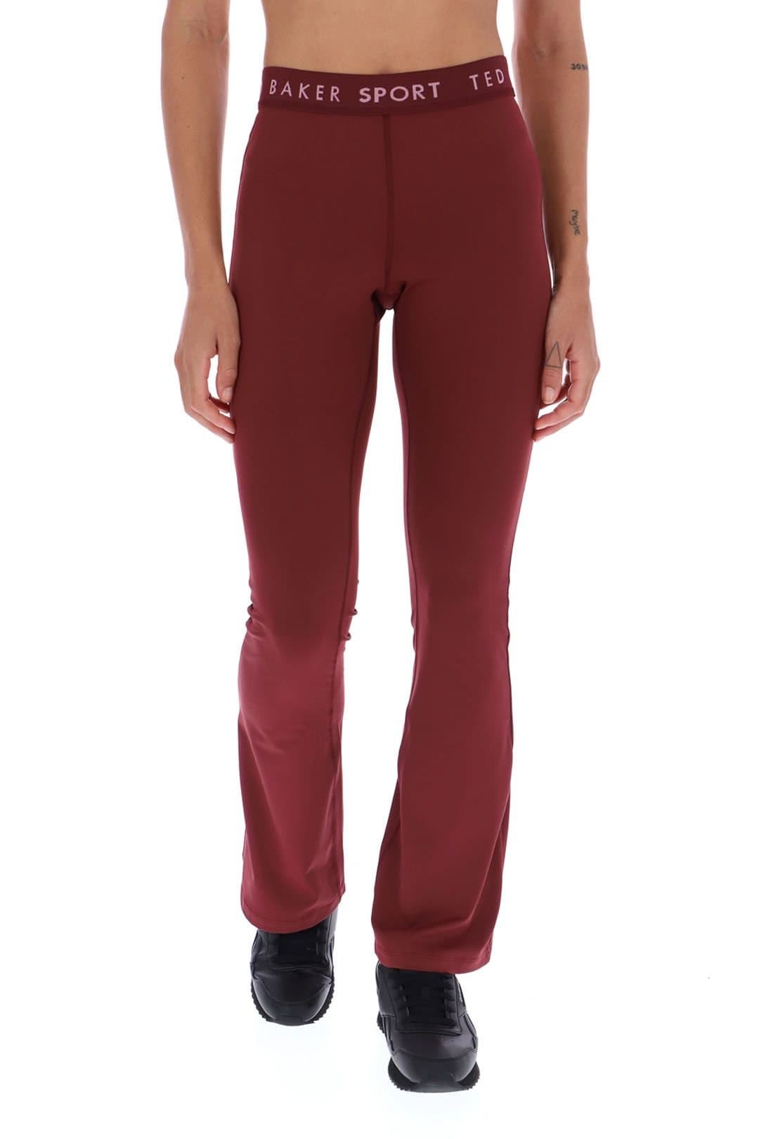 Ted Baker Ted Baker Women's Tb Sport Christine Essentials Flare Legging Burgundy