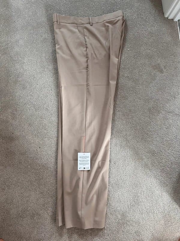 ASOS Design Beige smart work trousers