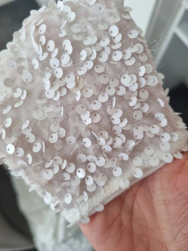 ASOS ASOS Luxe white sequin dress