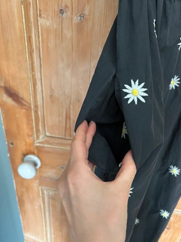 Never Fully Dressed Never fully dressed black & daisy dress UK8