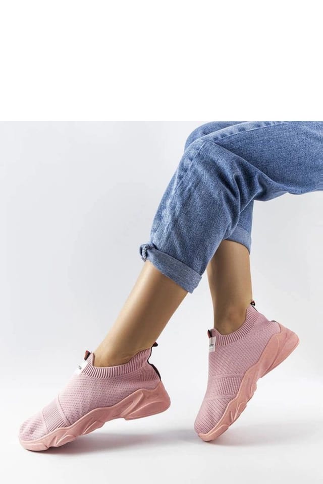 Love Lace Love Lace Women's Sport Shoes Summer Slip On Trainers Low Profile Rubber Sole in Pink - 2