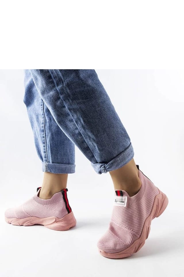 Love Lace Love Lace Women's Sport Shoes Summer Slip On Trainers Low Profile Rubber Sole in Pink - 3