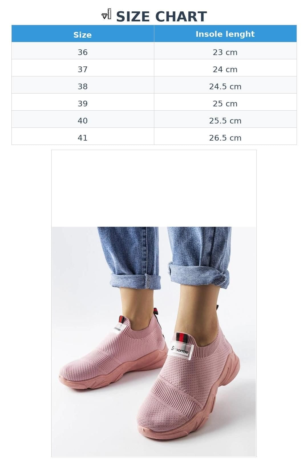 Love Lace Love Lace Women's Sport Shoes Summer Slip On Trainers Low Profile Rubber Sole in Pink - 4