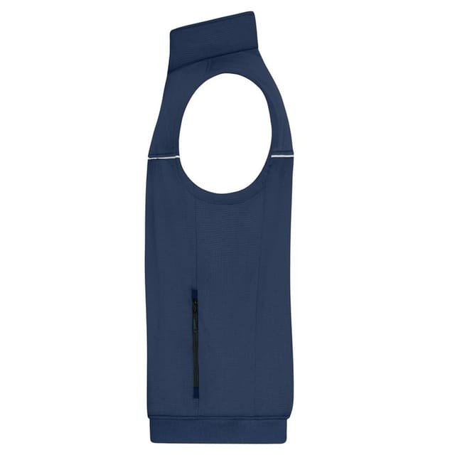 James and Nicholson James and Nicholson Men's Hybrid Workwear Gilet in Navy - 3