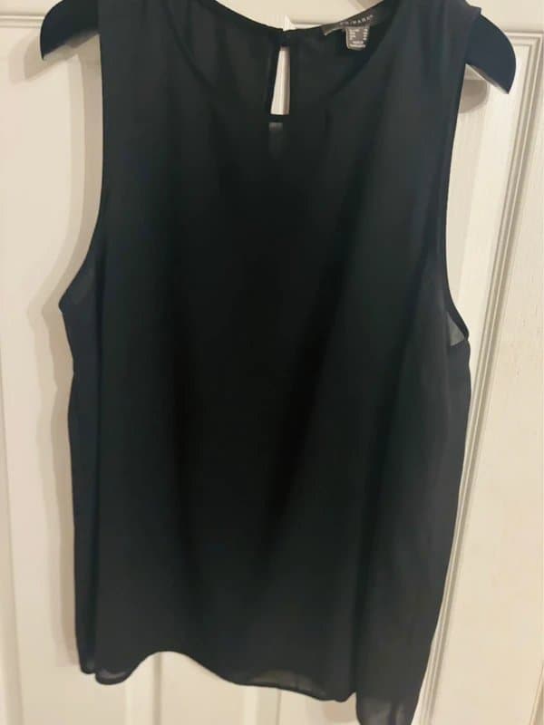Primark Primark black work formal party 18 camo blouse same day post