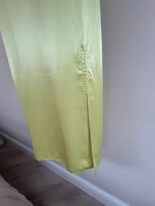 Whistles NEW (Shop floor) Whistles Silk blend Lime dress UK 16- RRP £199