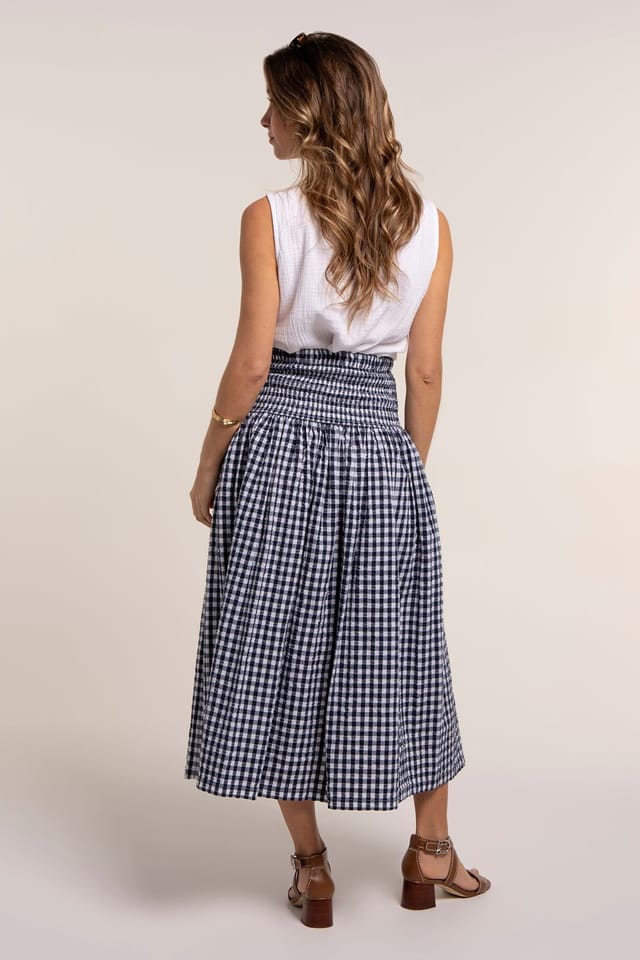 Brakeburn Brakeburn Women's TERESA SKIRT in Navy - 2