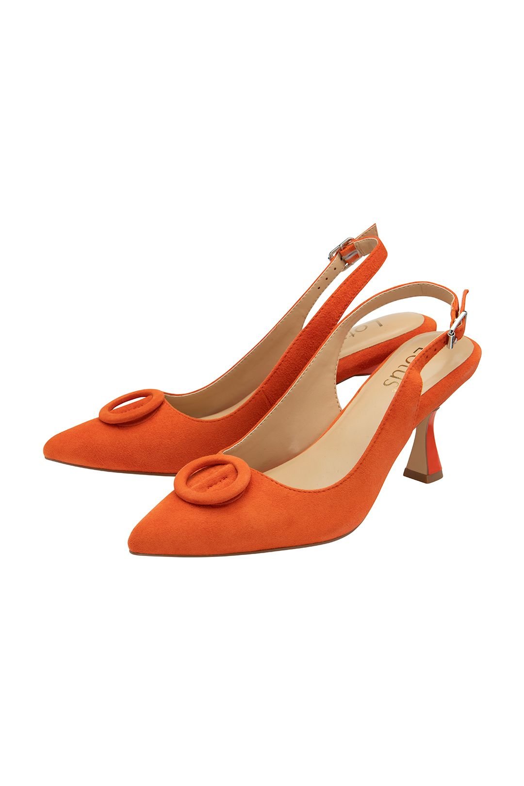 Lotus Lotus Women's 'Delfina' Slingback Court Shoes in Orange - 2
