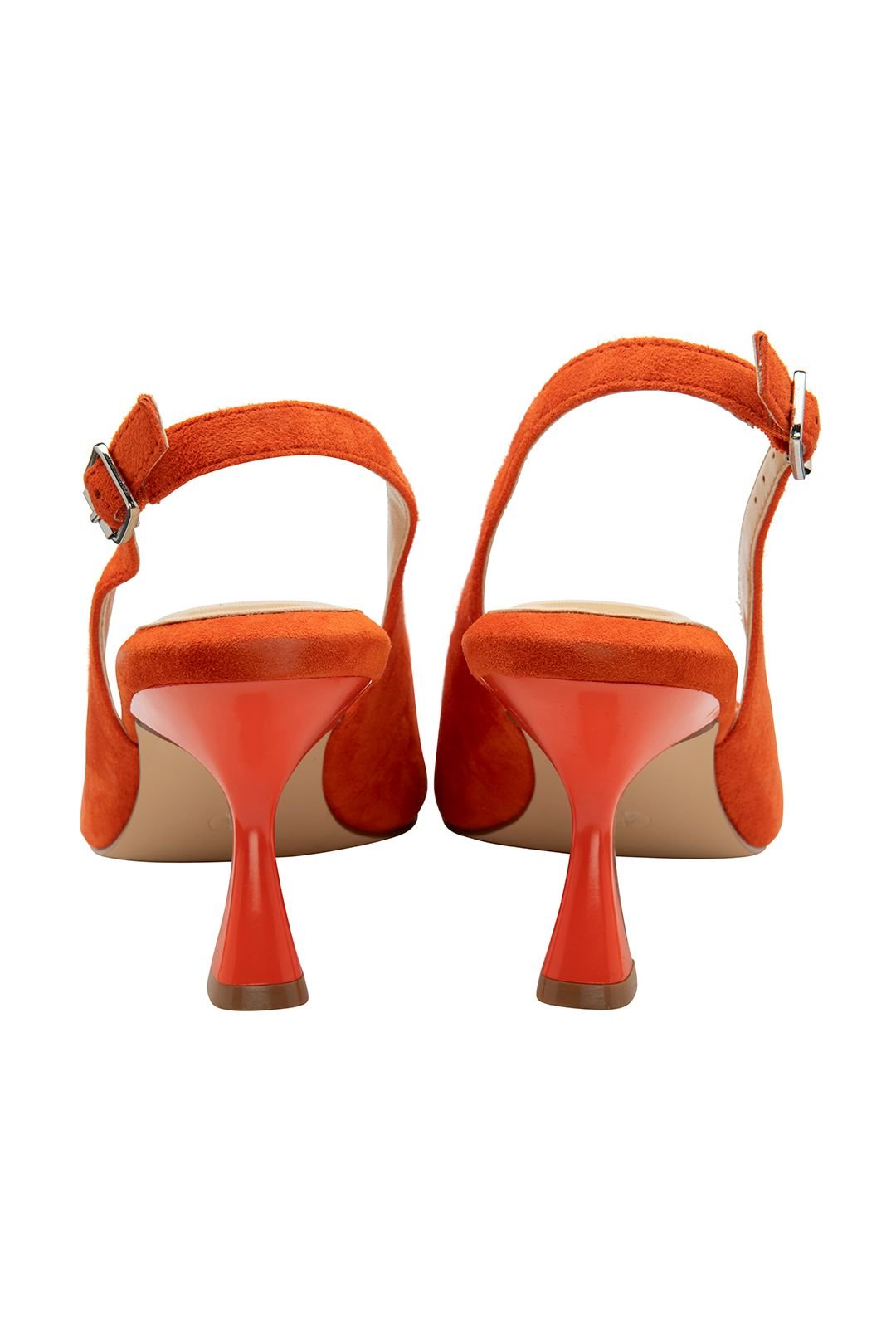 Lotus Lotus Women's 'Delfina' Slingback Court Shoes in Orange - 3