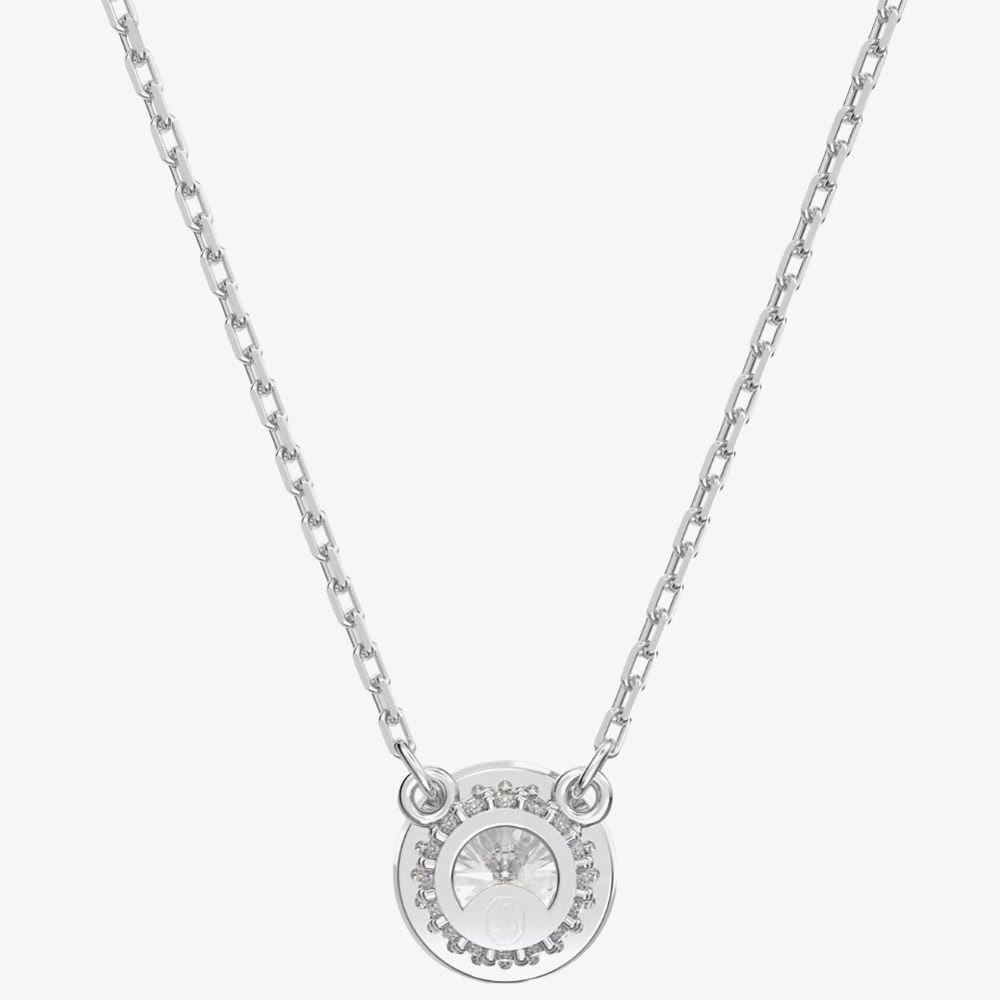 Swarovski Swarovski Women's Constella Rhodium-Plated Halo Necklace 5636264 in Silver - 4