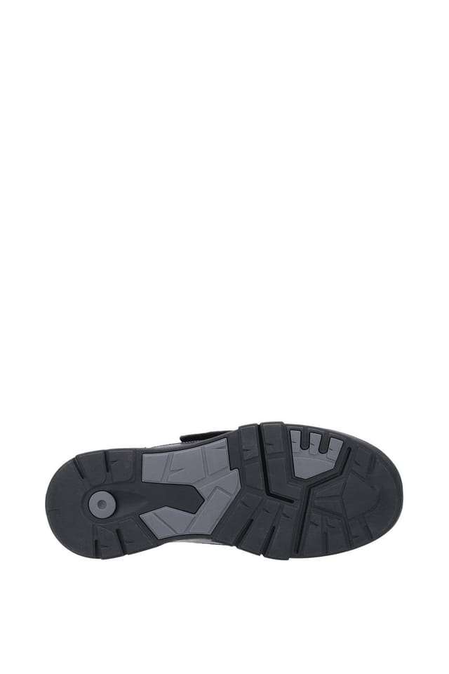 Hush Puppies Hush Puppies Men's 'Fabian' Smooth Leather Touch Fastening Shoes in Black - 3