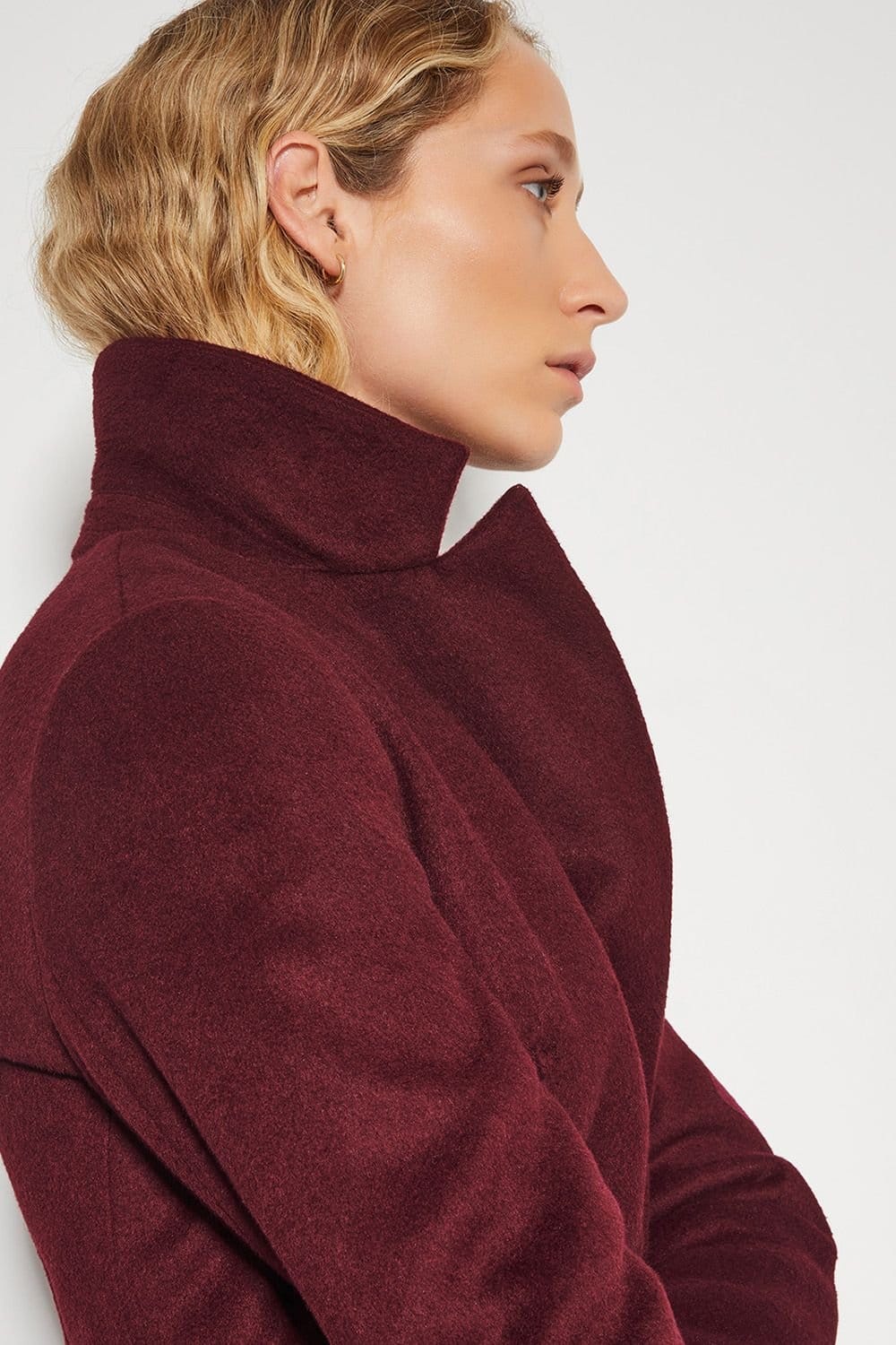Monsoon Monsoon Women's Arabella A-Line Coat Red - 4