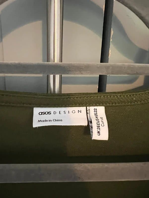 ASOS Green waistcoat size 26