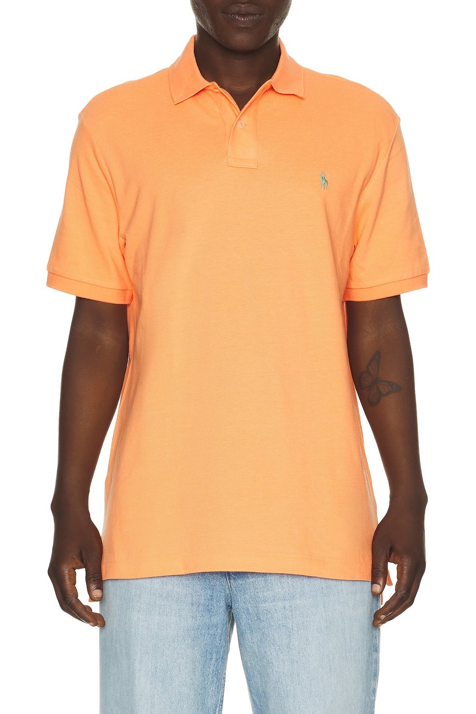 revolve Short Sleeve Mesh Polo - 1