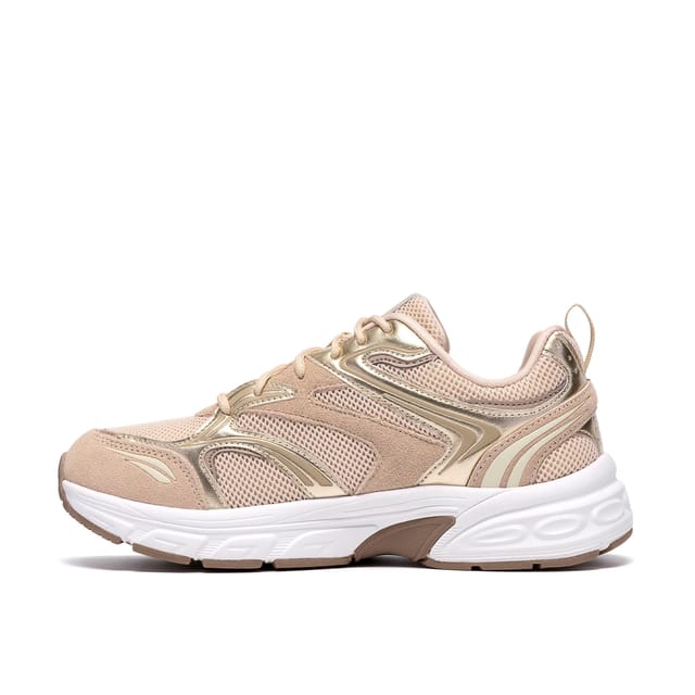 Clarks Clarks Women's Axcel Walk Gold Metallic Trainers in Light Beige - 2