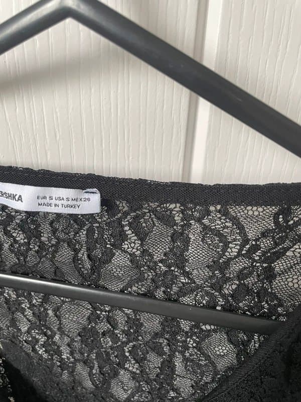 Bershka Bershka lace long sleeve bodysuit