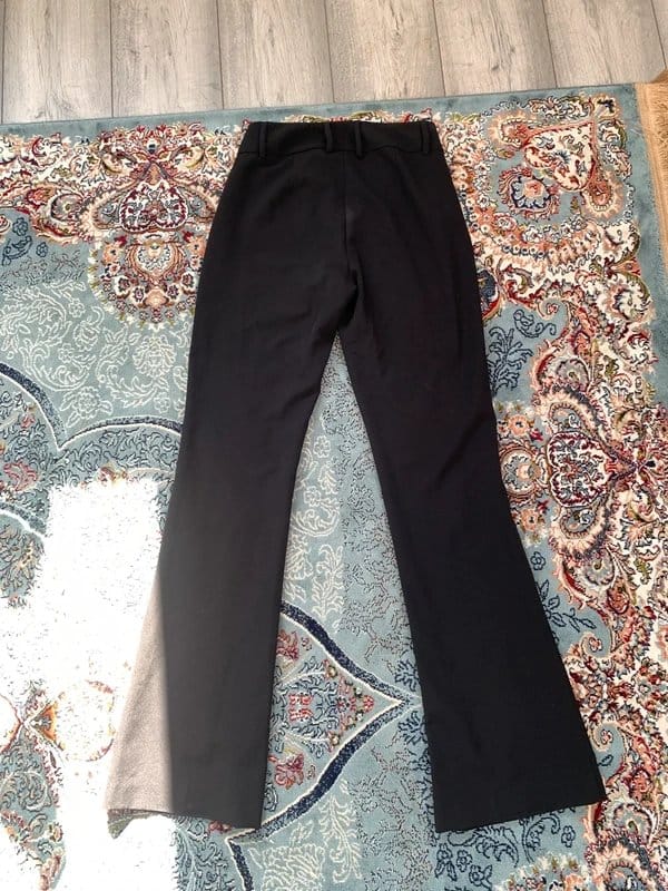 Bershka Black Straight Leg Trousers