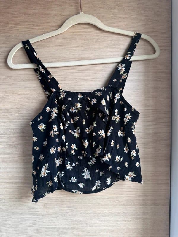 Bershka Flowered summer top
